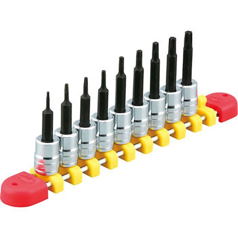 TBT209T (6.3SQ)T型トルクスビットソケットセット 1セット KTC 【通販モノタロウ】 8,745円