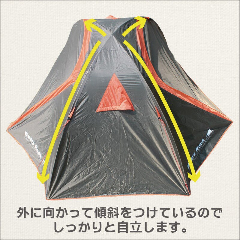 TM-401(4個セット) 防災自立式 ハヤブサテント4人用 1箱(4個