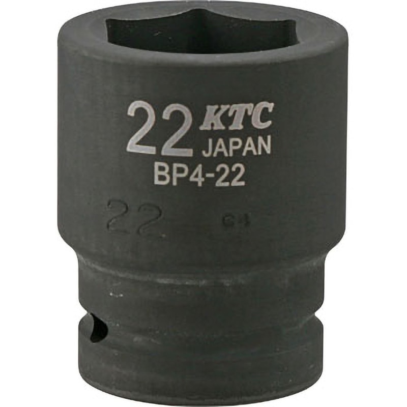 BP4-22 (12.7SQ)インパクトソケット KTC 質量173g 二面幅22mm