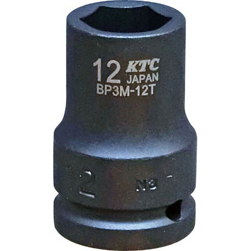 BP3M-12TP (9.5SQ)インパクトソケット(セミディープ) KTC 二面幅
