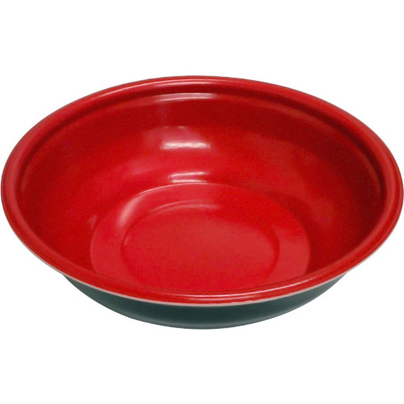 E-42浅赤/黒 テイクアウト用温麺容器 本体 1ケース(50枚×12袋) デンカポリマー 【通販モノタロウ】