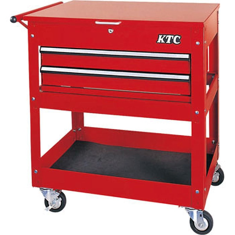 SKX2614 ワゴン(1段2引出し) KTC 赤色 - 【通販モノタロウ】