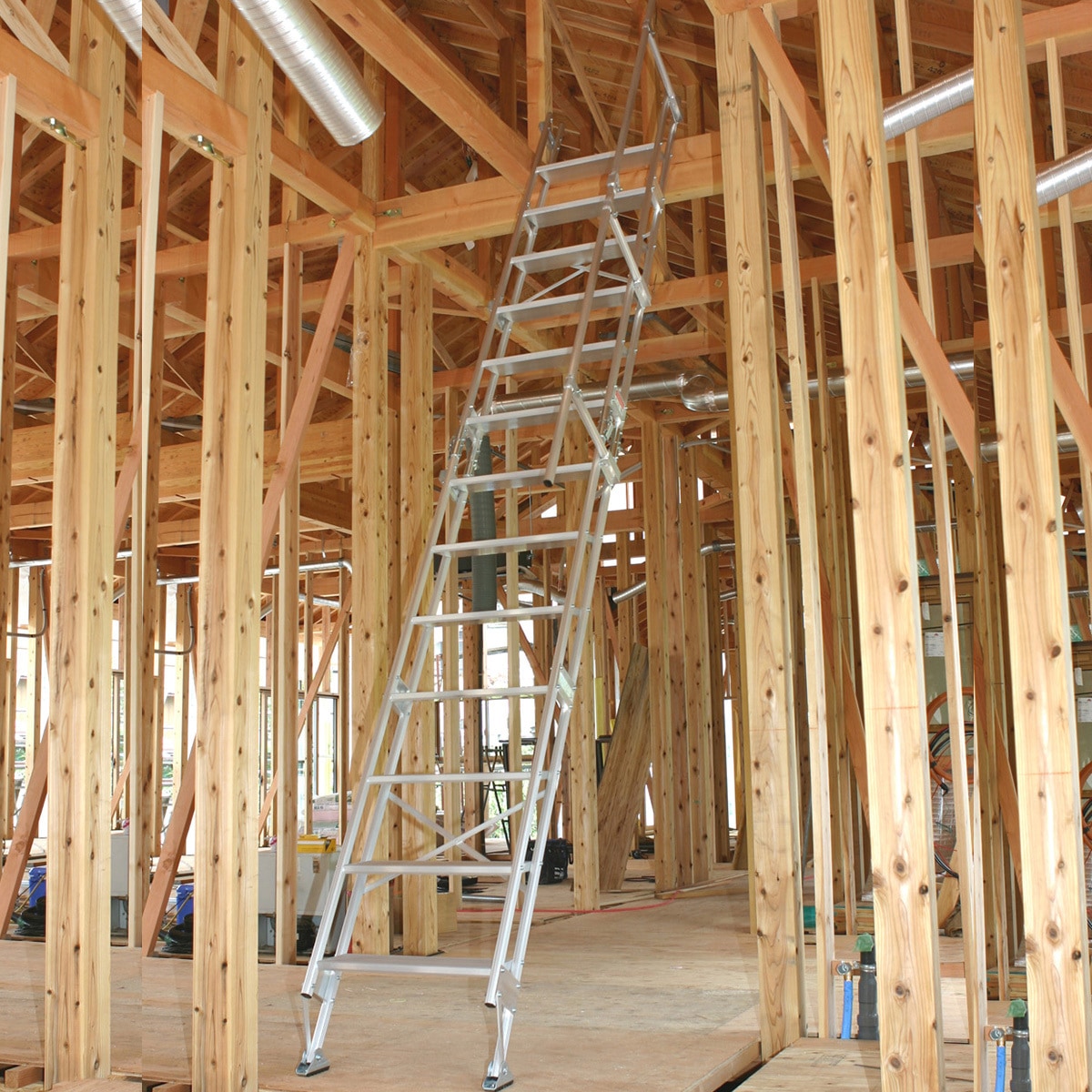 中古】【動作OK】【店頭引取限定】HASEGAWA 仮設階段ハシゴ K-13-600