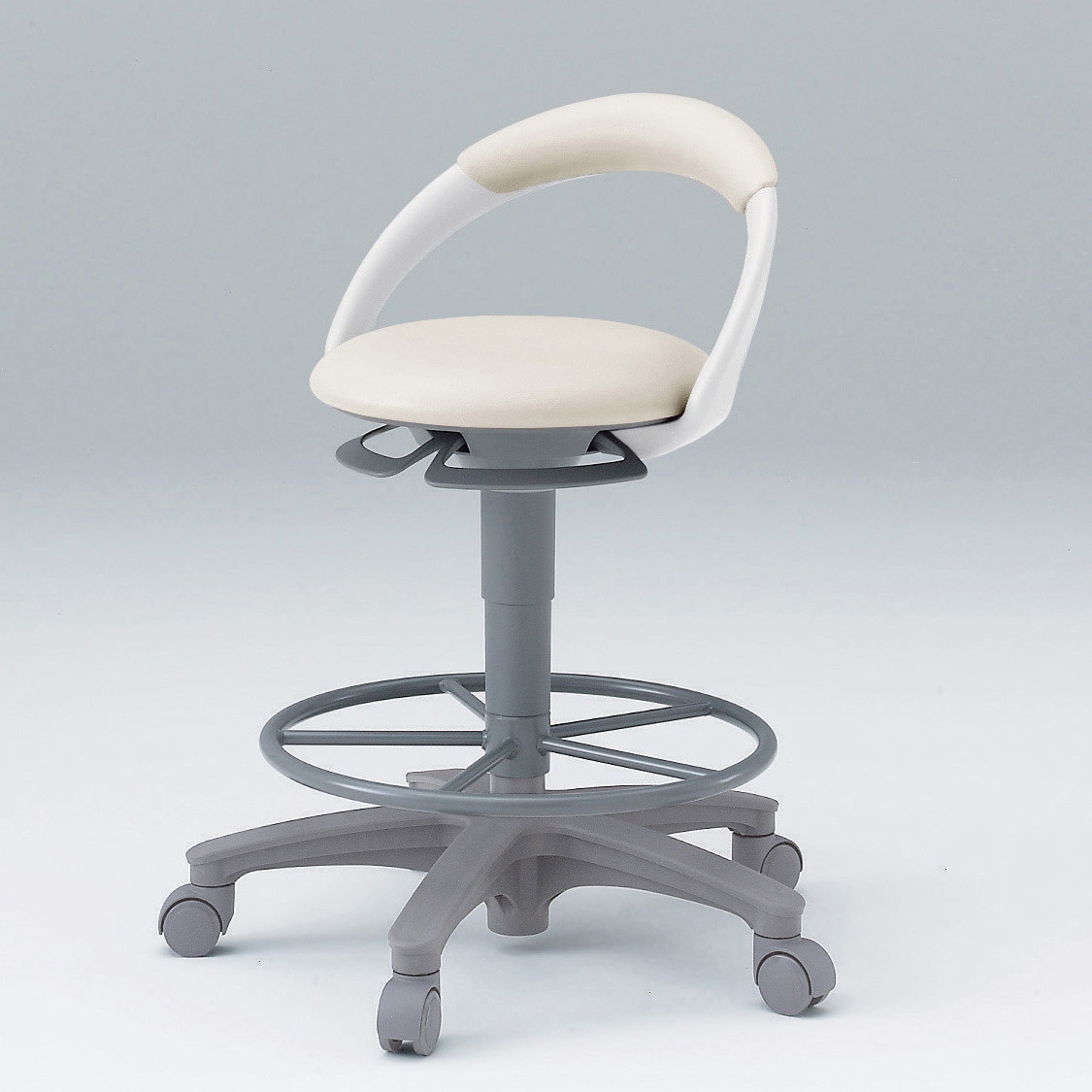 椅子 スツール（色：オフホワイト）