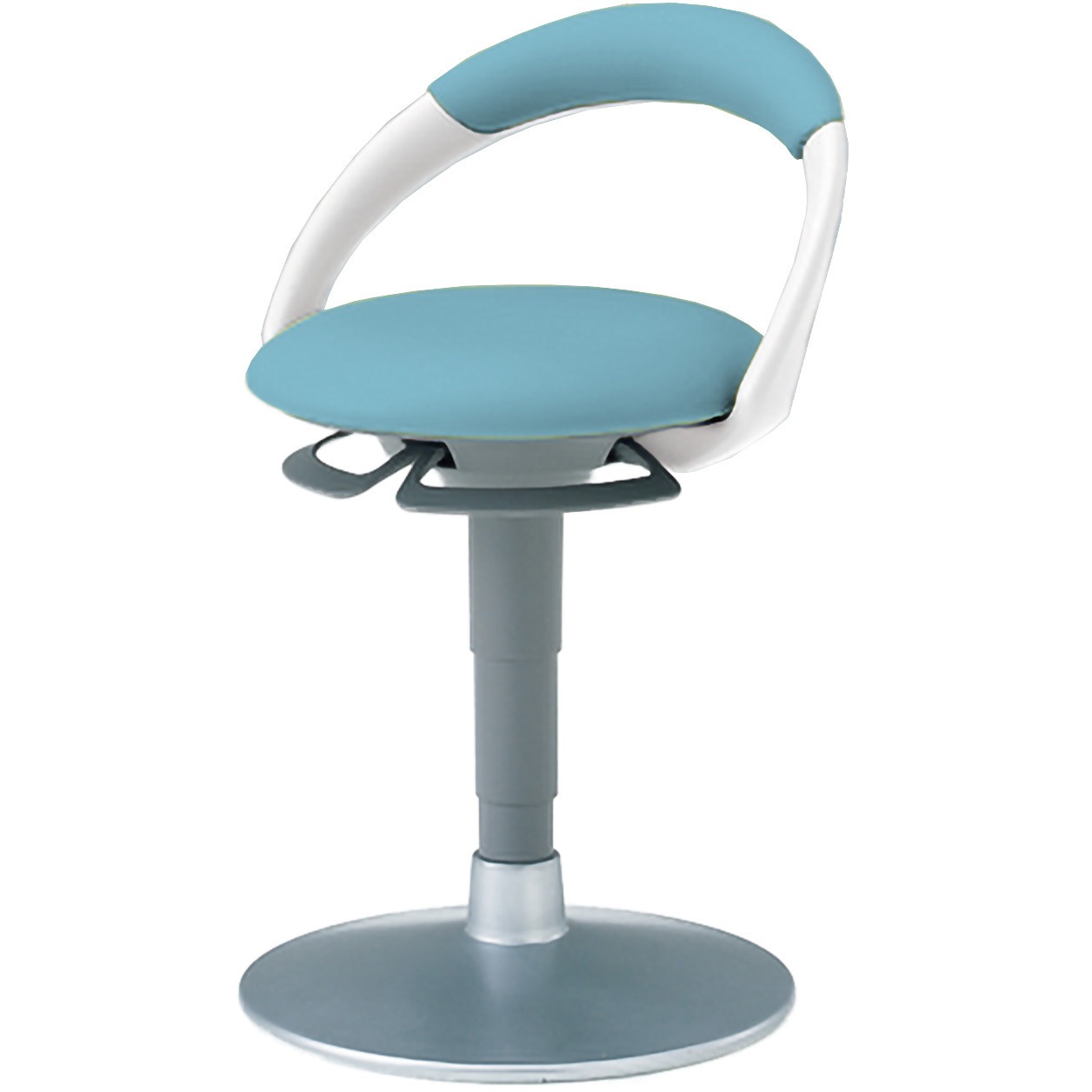 PCK-1107DL-S4 サポートスツール＜配送時組立サービス付＞ イトーキ キャスターなし 組立・設置・取付 ターコイズブルー色 質量11.6kg  PCK-1107DL-S4 32,487円