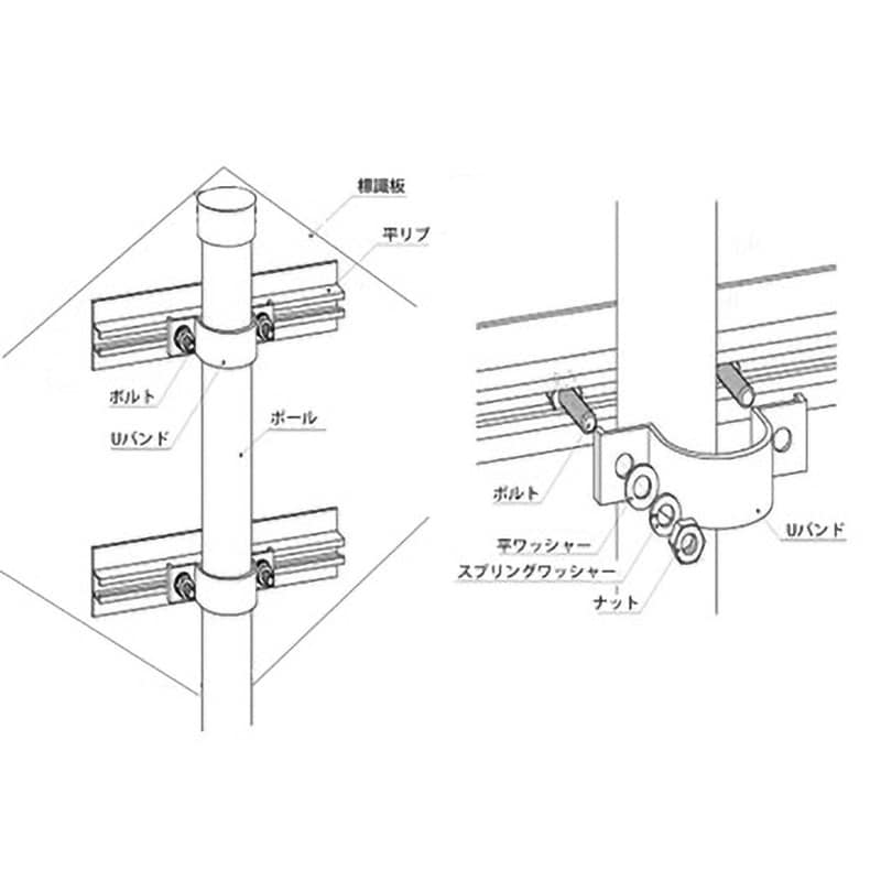 201-BR-1.0HM 反射式警戒標識『右ト型道路交差点あり』 吾妻商会