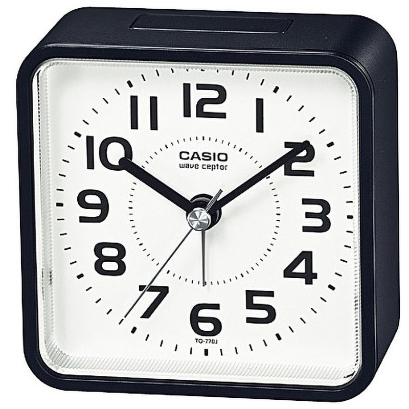 CASIO(カシオ) 時計 目覚まし 電波 アナログ TQ-770J-7JF - 置時計