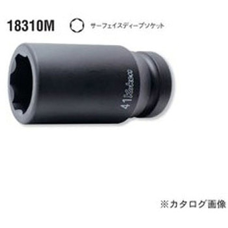 18310M-27 1"(25.4mm)SQ. インパクトサーフェイスディープソケット 1個 Ko-ken(コーケン/山下工業研究所) 【通販モノタロウ】 5,578円