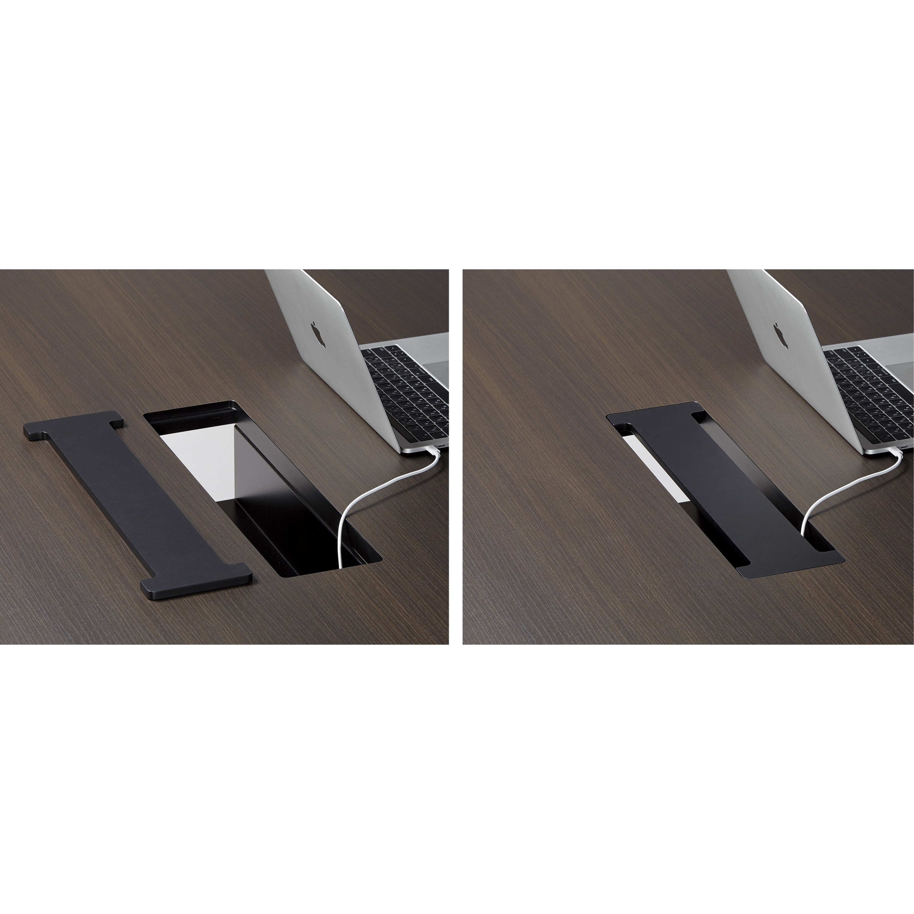 JP-B3612W-DW ミーティングテーブル ニシキ工業 ワイヤリングボックスタイプ アジャスター付き ダークウッド色  JP-B3612W-DW