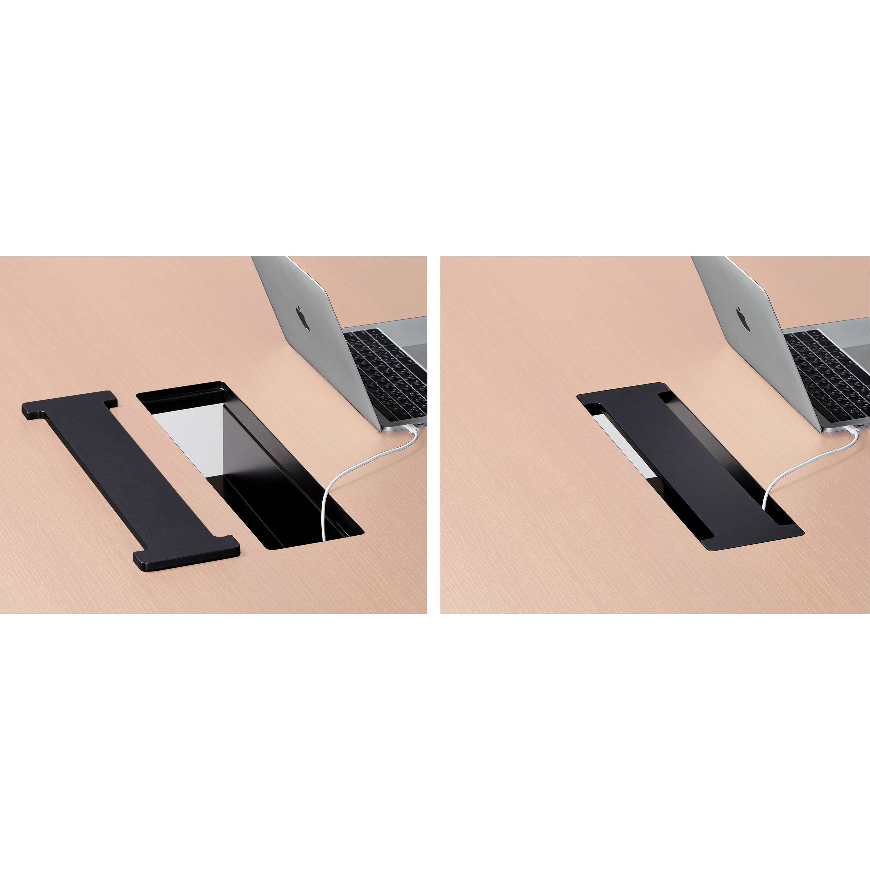 JP-S3212W-LO ミーティングテーブル ニシキ工業 ワイヤリングボックスタイプ アジャスター付き ライトオーク色  JP-S3212W-LO