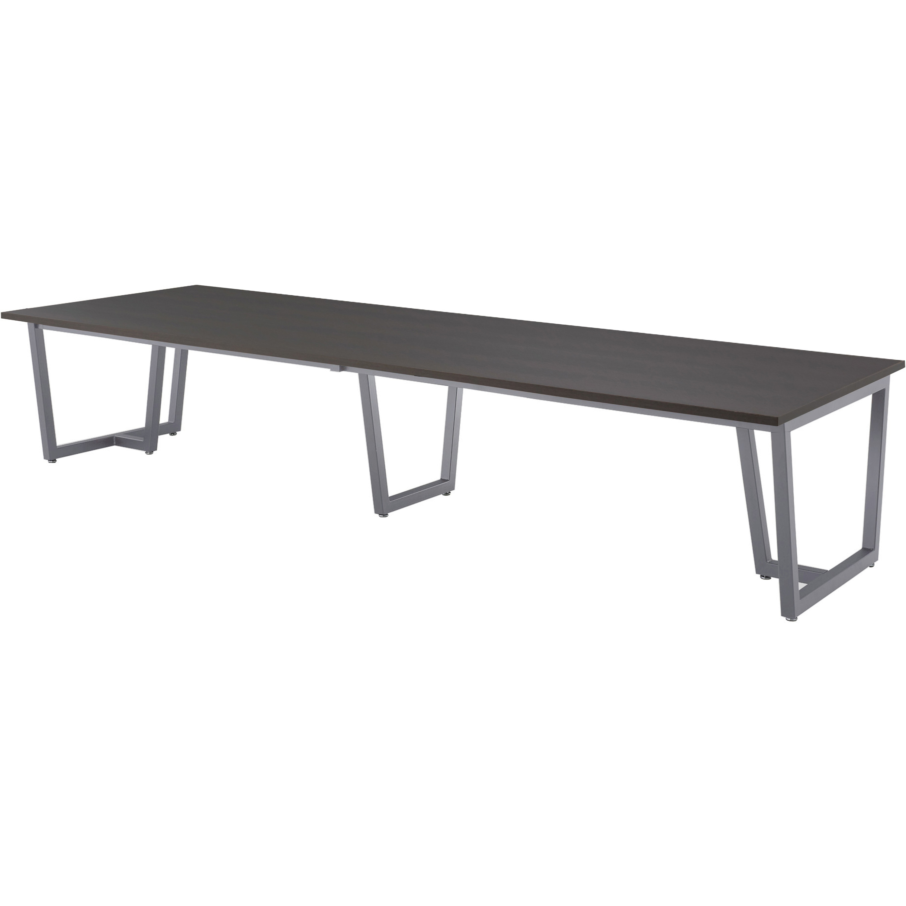 JP-S3212-DW ミーティングテーブル ニシキ工業 スタンダードタイプ アジャスター付き ダークウッド色 幅3200mm奥行1200mm高さ720mm  JP-S3212-DW