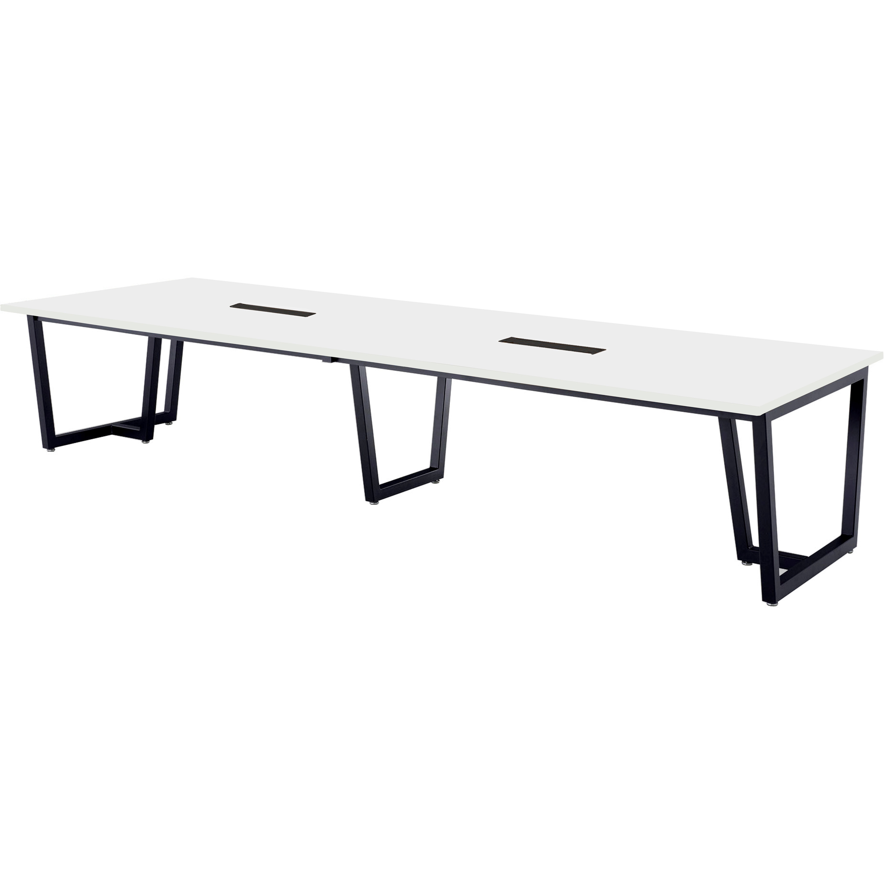 JP-B3612W-OW ミーティングテーブル ニシキ工業 ワイヤリングボックスタイプ アジャスター付き オフホワイト色  JP-B3612W-OW 329,800円