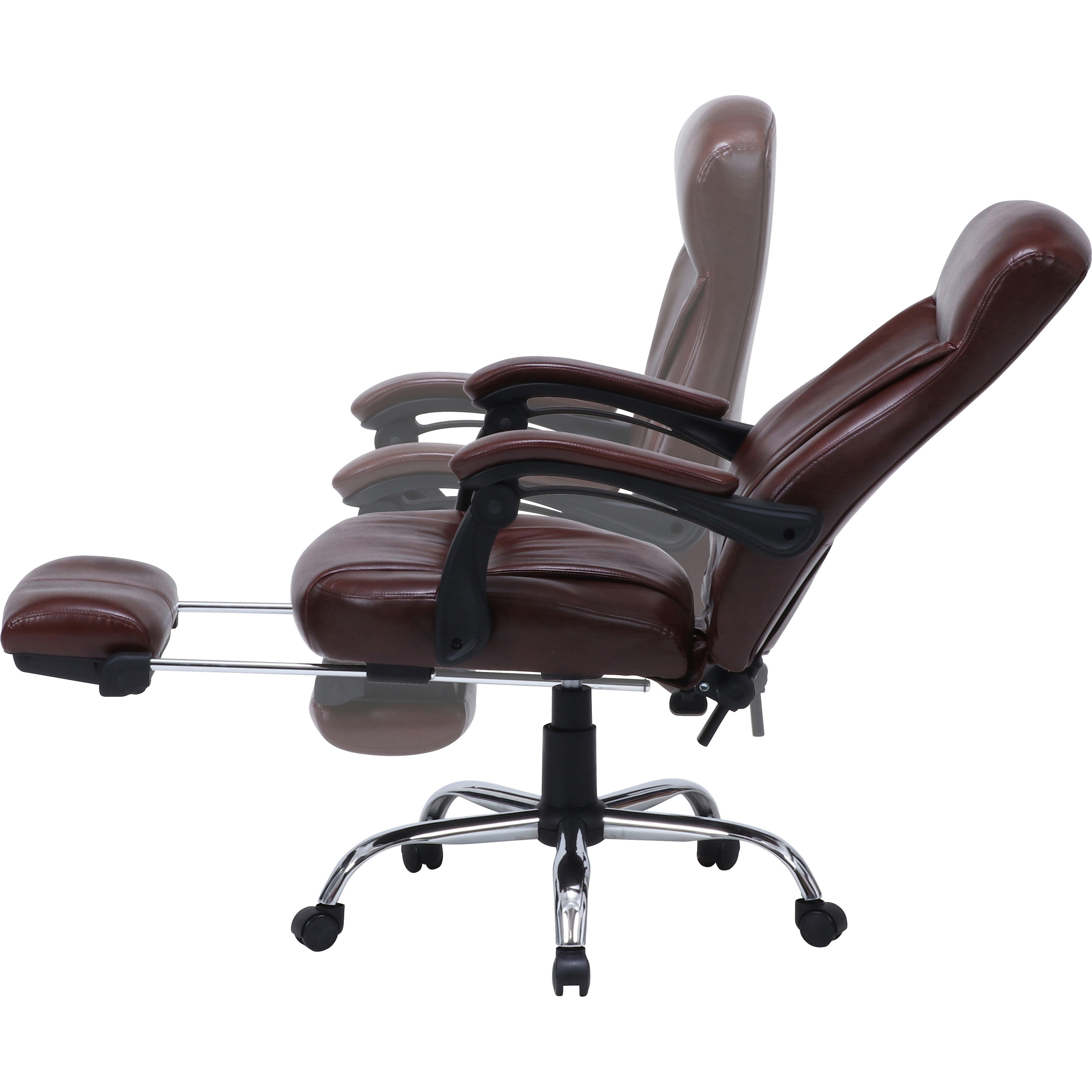 15504 リクライニングチェア ゼクス 不二貿易 PU/PVC/スチール