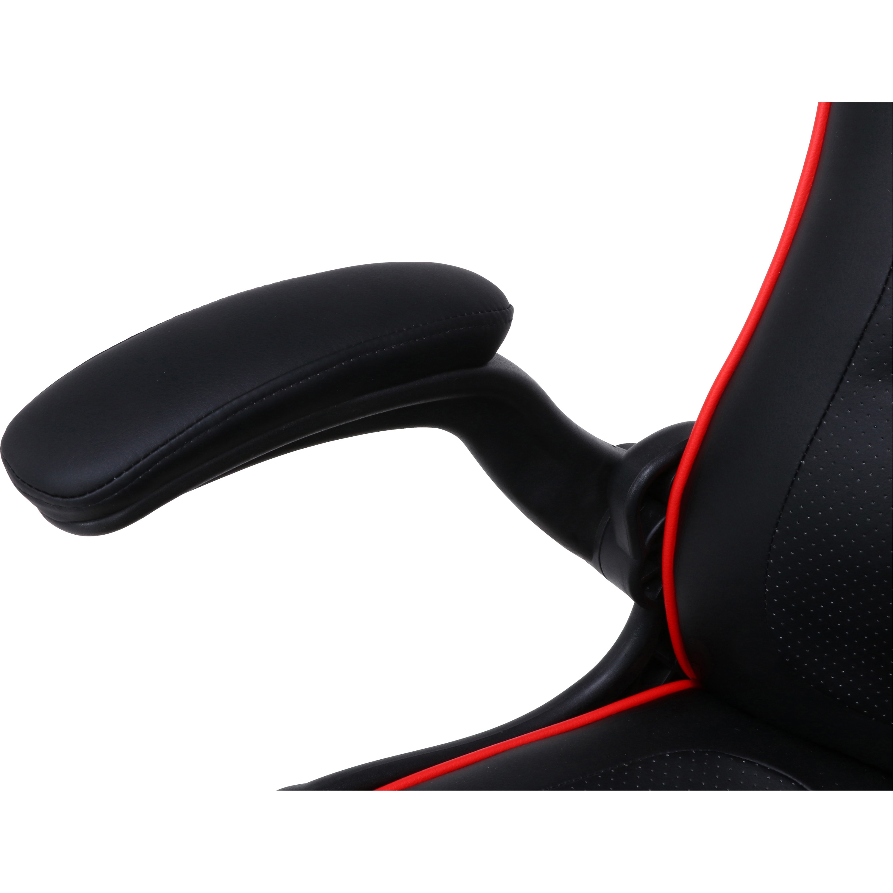 15506 ゲーミングチェア シグナル 不二貿易 レッド色 高さ1030～1110mm