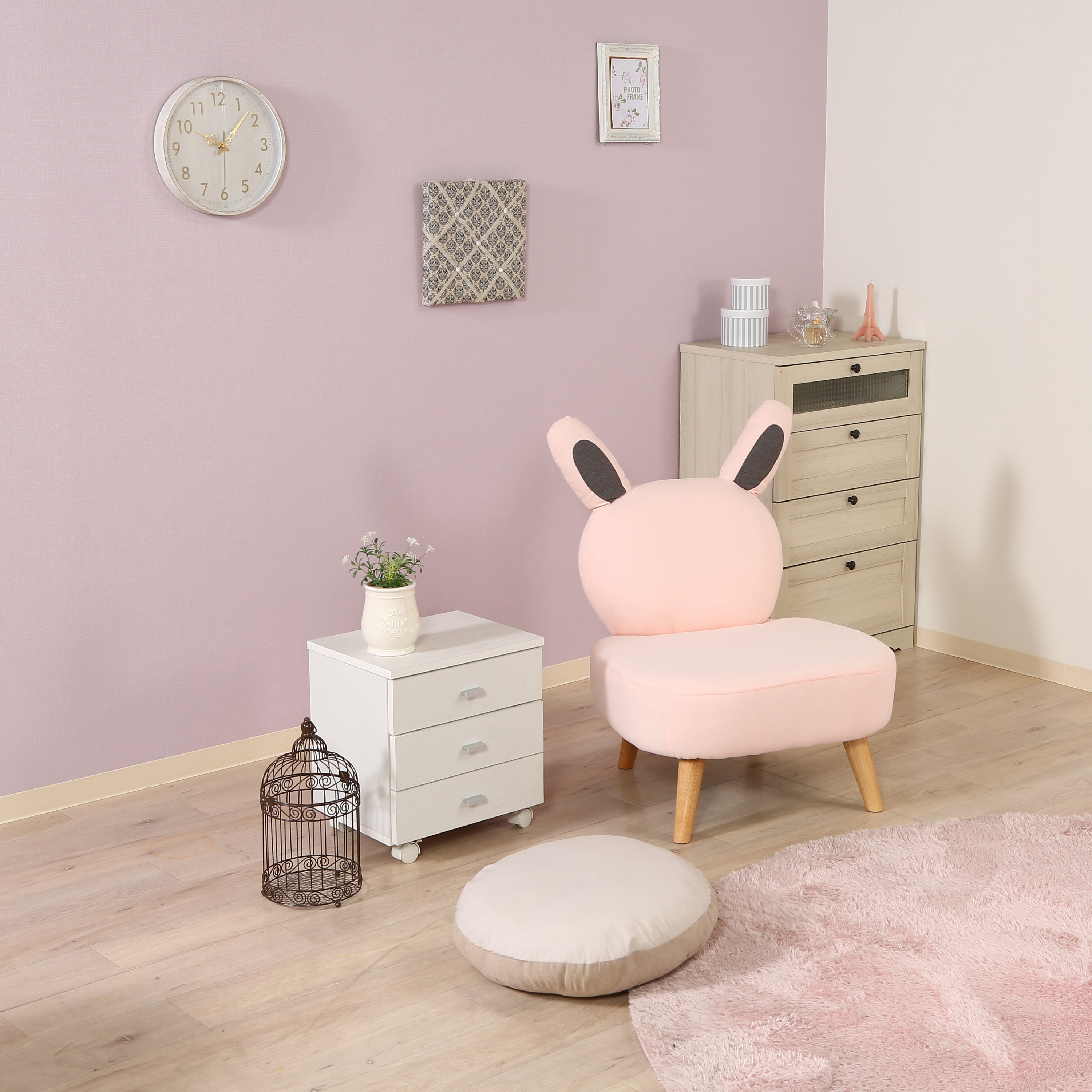 18399 ウサギソファ 1P 1台 不二貿易 【通販モノタロウ】