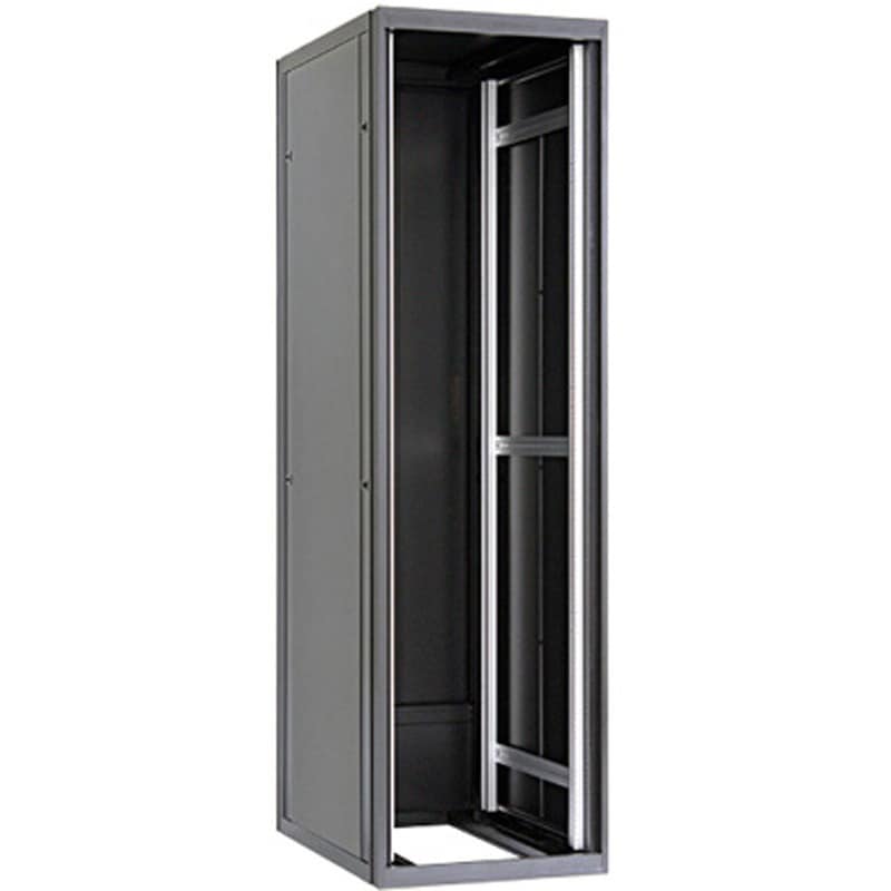 ■摂津金属工業 ネットワークラック SNR2シリーズ ブラック 800×2200×700 SNR246U8070NB(4063149)[送料別途見積り][法人・事業所限定][直送] □摂津金属工業 ネットワークラック SNR2シリーズ ホワイトグレイ 800