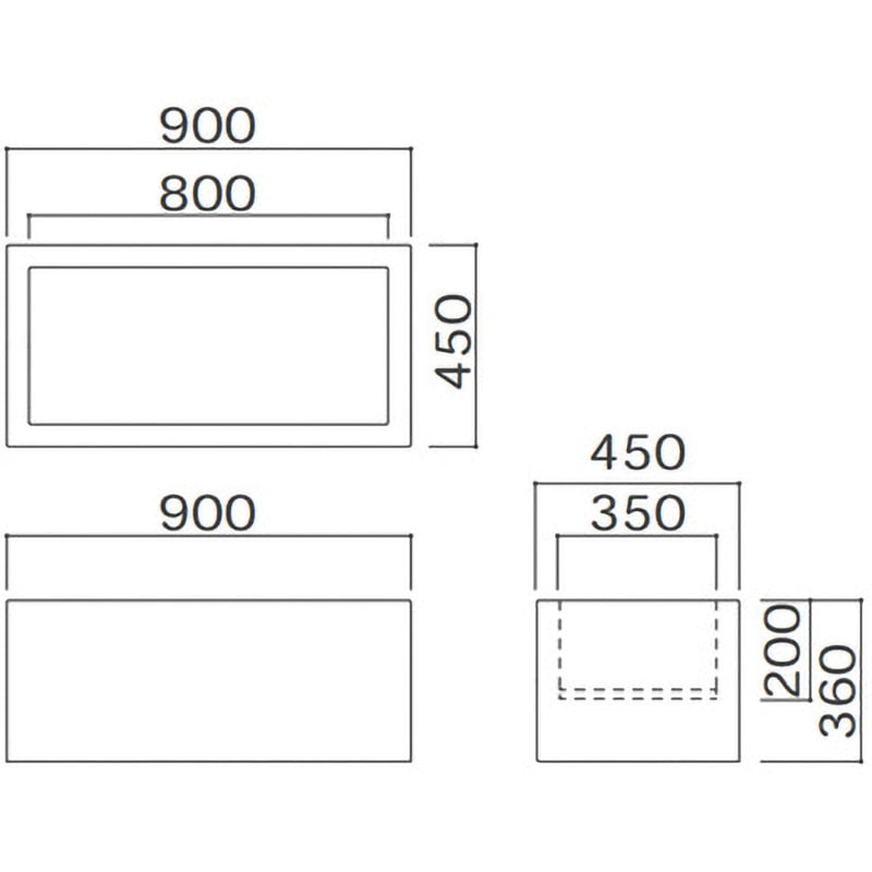 KS-D450-TY トイボックス(キッズコーナー：スクエアD450シリーズ) 1台 オモイオ (omoio) 【通販モノタロウ】