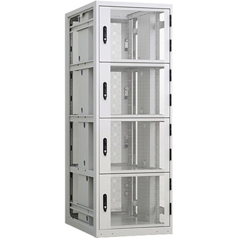 摂津金属工業 サーバーラック SSR2シリーズ ホワイトグレイ 600×2200×800 ■▼406-4824 SSR2-46U6080VW 1台 □摂津金属工業 サーバーラック SSR2シリーズ ホワイトグレイ 600×1000