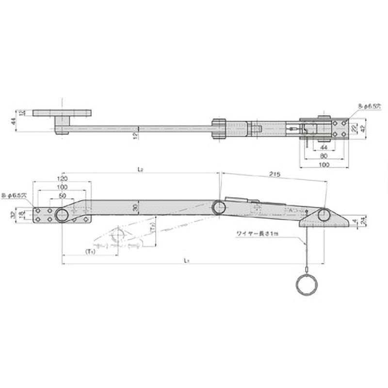 ステンレス 超重量扉用厚口ステー TAKIGEN(タキゲン) 【通販モノタロウ】