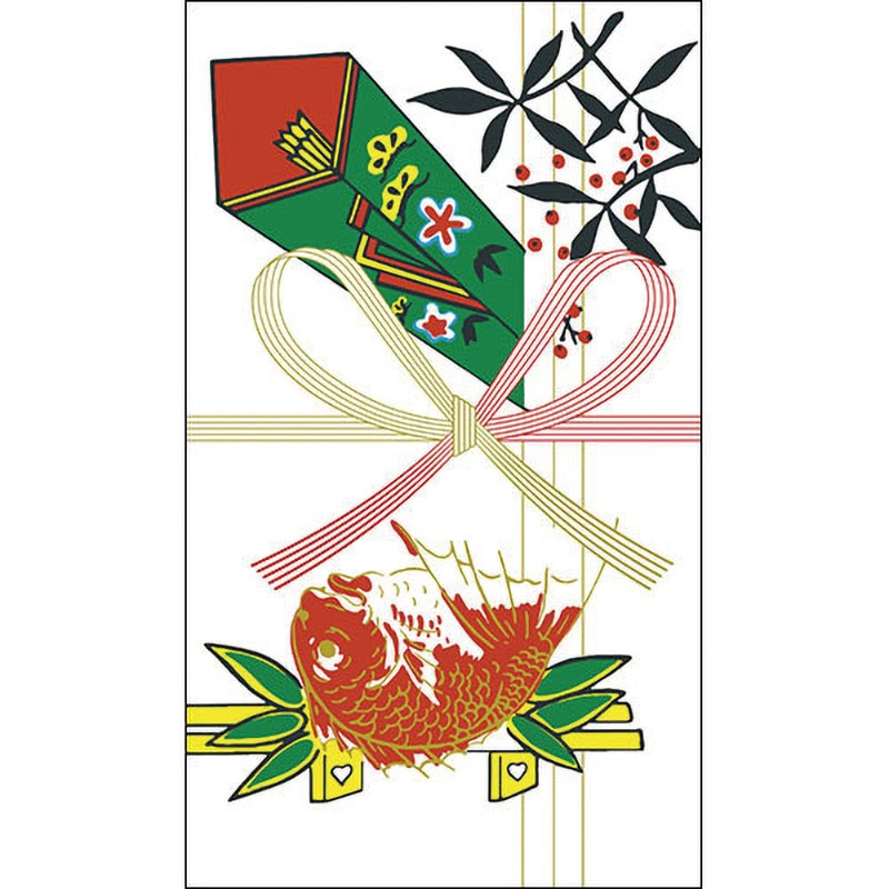 5-1095 鯛塩袋 角型 胡麻塩入れ用 タカ印(ササガワ) 材質:上質紙(100g/m<sup>2</sup>)