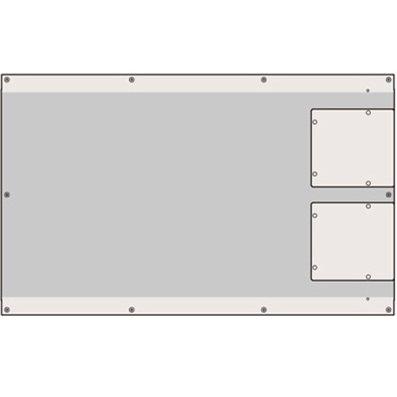 RSRO-5790THV2B 2配線穴付ベンチレーション天板 ブラック RSROシリーズ 1枚 摂津金属工業 【通販モノタロウ】 18,980円