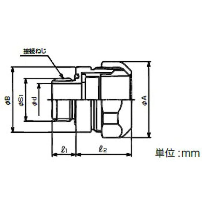 WBCL76 SUS防水プリカ用コネクタ 三桂製作所 1個 WBCL76 【通販