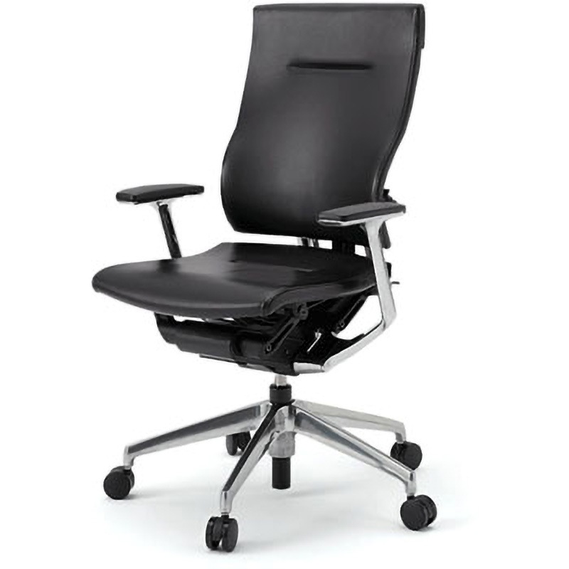 KE-715LA-Z9T1 スピーナチェア＜配送時組立サービス付＞ イトーキ キャスターあり クロスバック 肘掛あり アルミミラー   KE-715LA-Z9T1