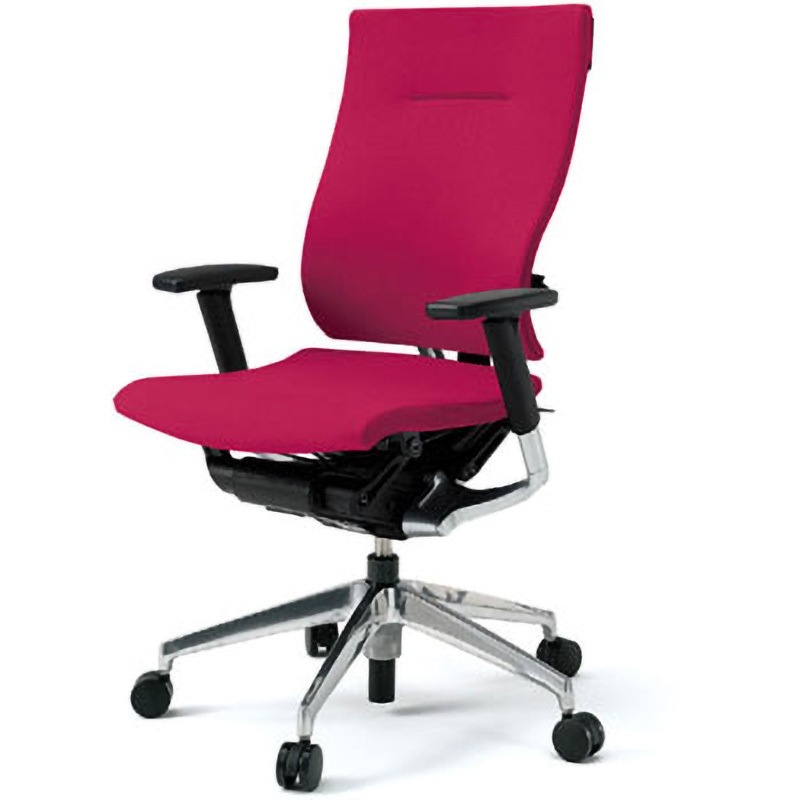 KE-717GV-Z9M4 スピーナチェア＜配送時組立サービス付＞ イトーキ キャスターあり クロスバック 肘掛あり アルミミラー   KE-717GV-Z9M4