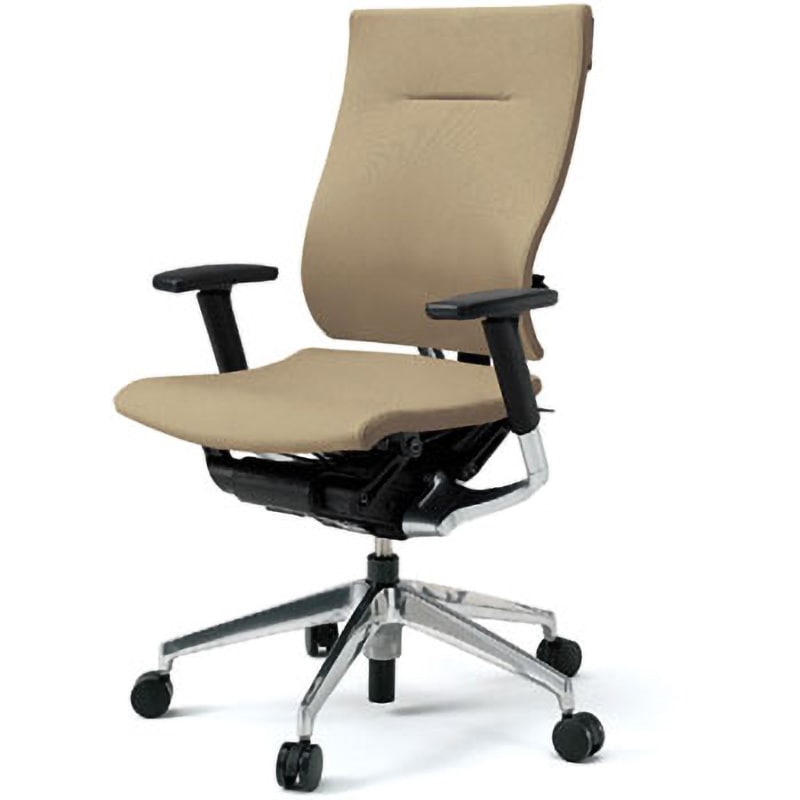 KE-717GV-Z9Y3 スピーナチェア＜配送時組立サービス付＞ イトーキ キャスターあり クロスバック 肘掛あり アルミミラー   KE-717GV-Z9Y3