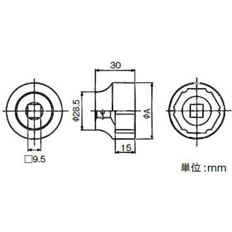 SPTL257 ロックナット締付工具ソケット 三桂製作所 1個 SPTL257 【通販