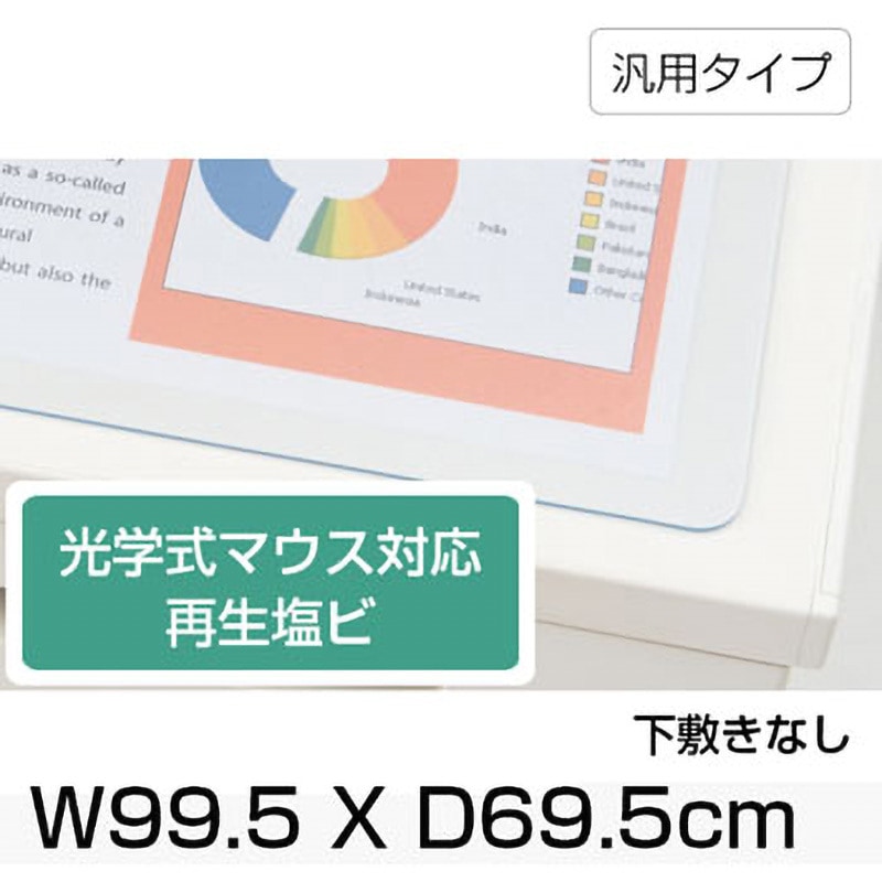 LCFN-107S7S デスクマット光学 イトーキ 透明色
