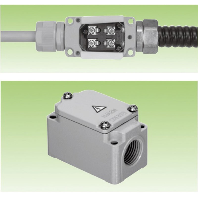 HJA2M-2P 端子ボックス 三桂製作所 AC/DC660V 幅69mm奥行40mm高さ42.7