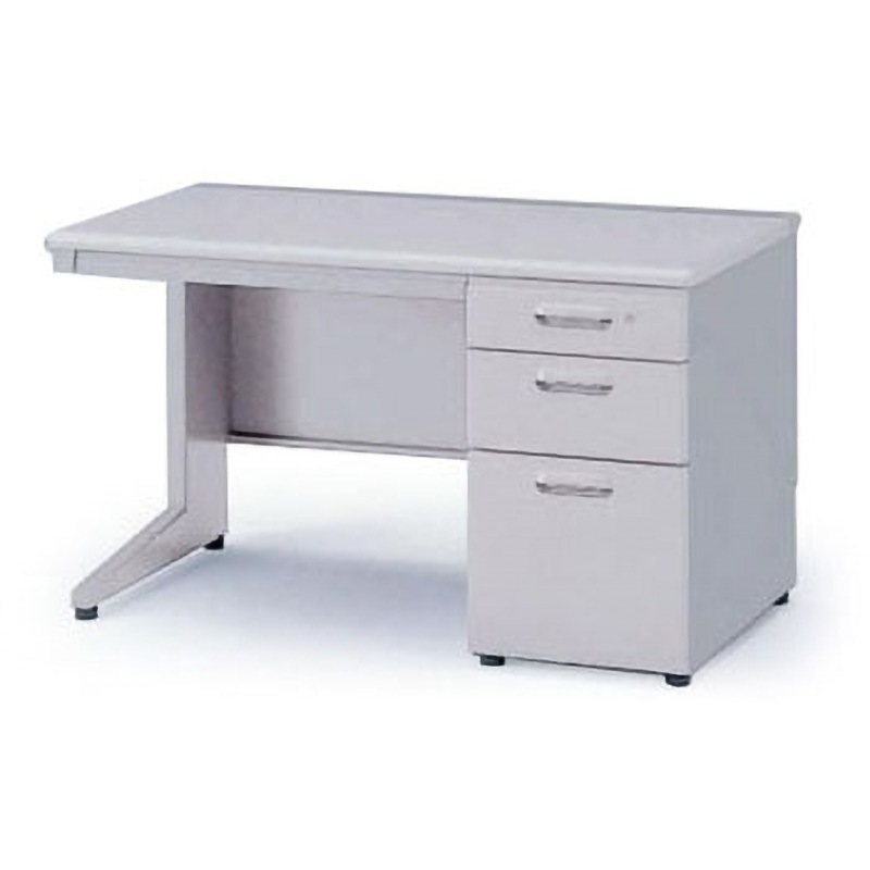 CRY-127CAB-WE CRY片袖デスク＜配送時組立サービス付＞ イトーキ ライトグレー色 高さ700mm幅1200mm奥行700mm  CRY-127CAB-WE