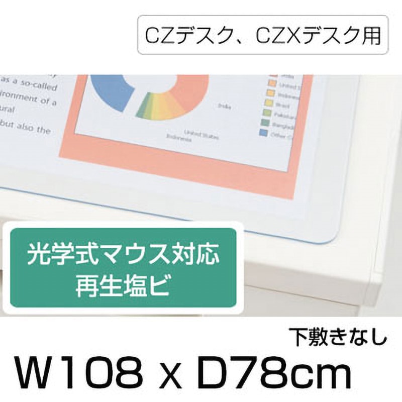 LCFN-118FS7S CZデスクマット光学 イトーキ 透明色