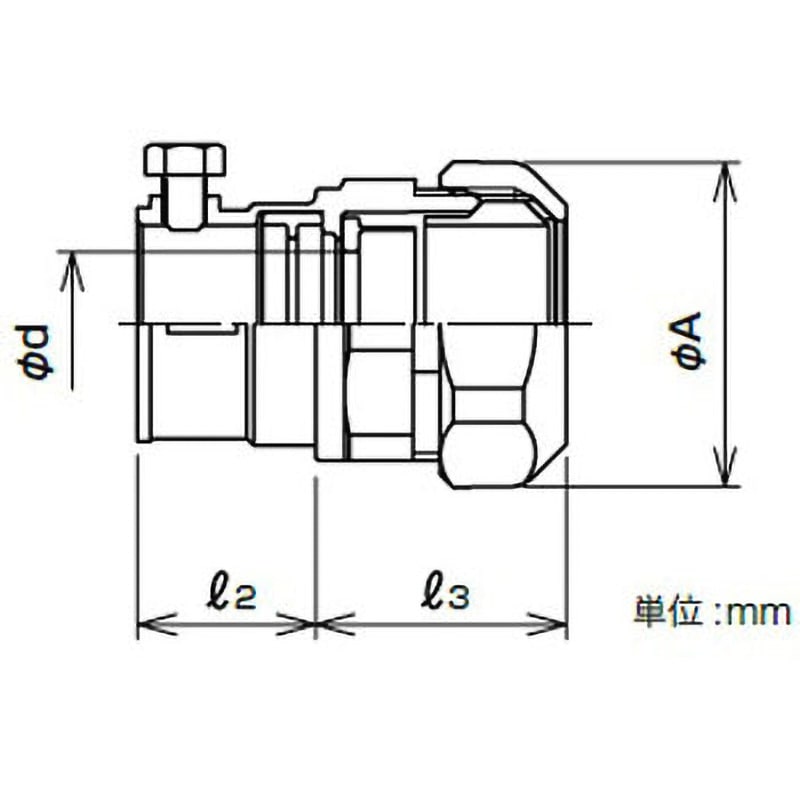 WKJ38 防水プリカ用ねじなしカップ 1個 三桂製作所 【通販モノタロウ】