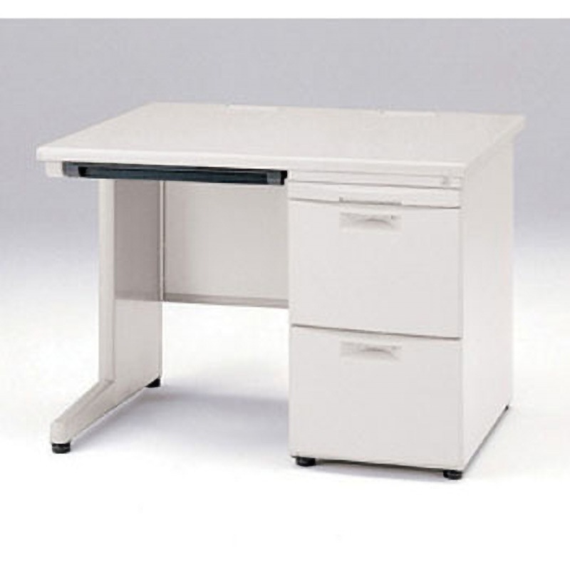 CZN-108CBB-W9W9 CZ片袖デスクA4・2段＜配送時組立サービス付＞ イトーキ ホワイト色 高さ700mm幅1000mm奥行800mm  CZN-108CBB-W9W9