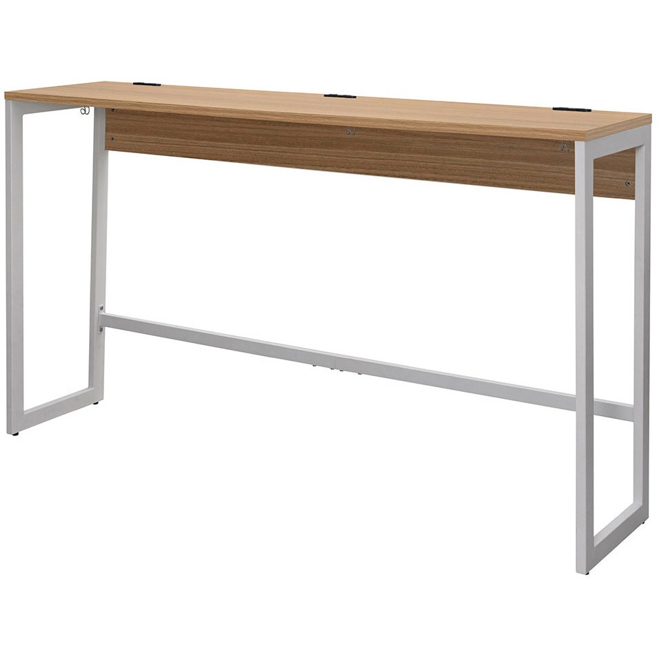 RFFHD-1845DM-WL リスム ハイデスク 2ヶ口コンセント付き アール・エフ・ヤマカワ 四角 ウォルナットC色 ホワイト 幅1800mm奥行450mm高さ1050mm  RFFHD-1845DM-WL