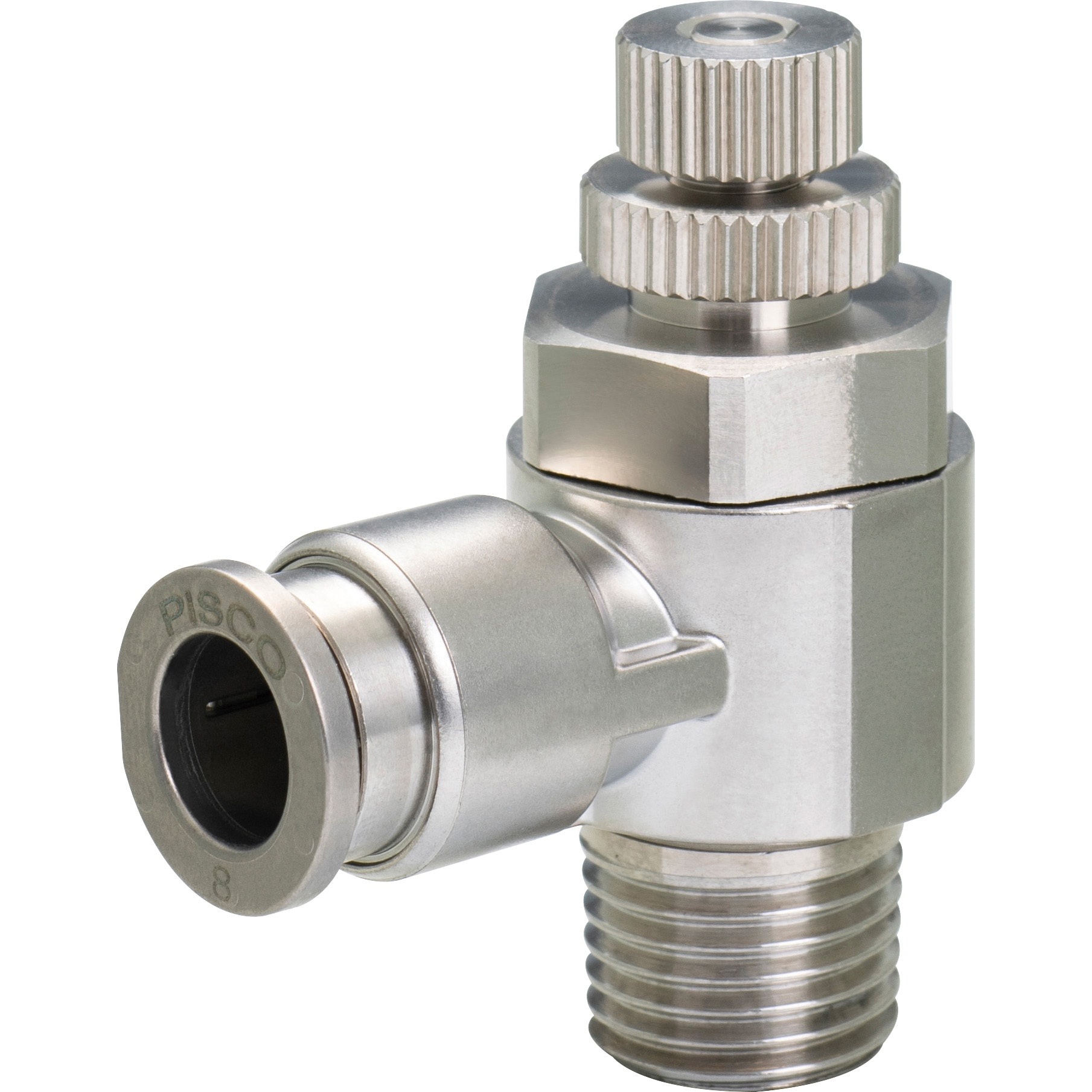 SSJNC802 スロットルバルブSUS316 PISCO(ピスコ) エルボ