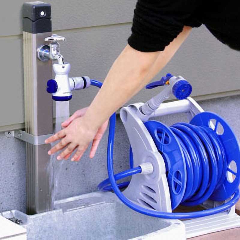 SJC-01 シャワー付蛇口コネクター グリーンライフ スプリング付 ABS