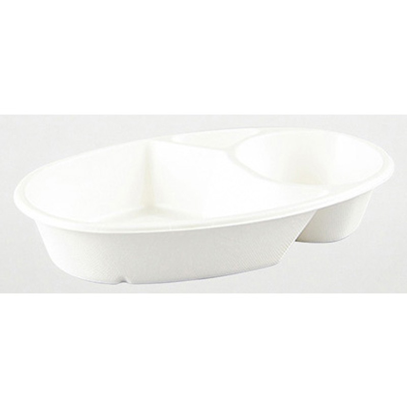 00650528 カレー容器 白色 1ケース(9パック×50枚) PackStyle(パックスタイル) 【通販モノタロウ】