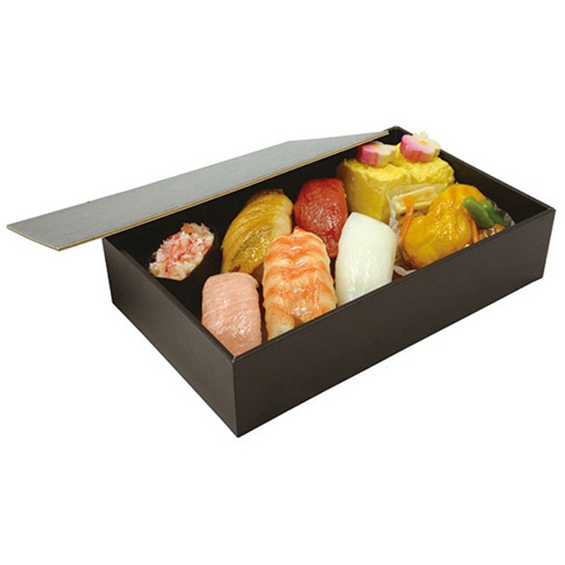 654716 重箱 黒内朱 貼箱 1ケース(6パック×10枚) PackStyle(パック