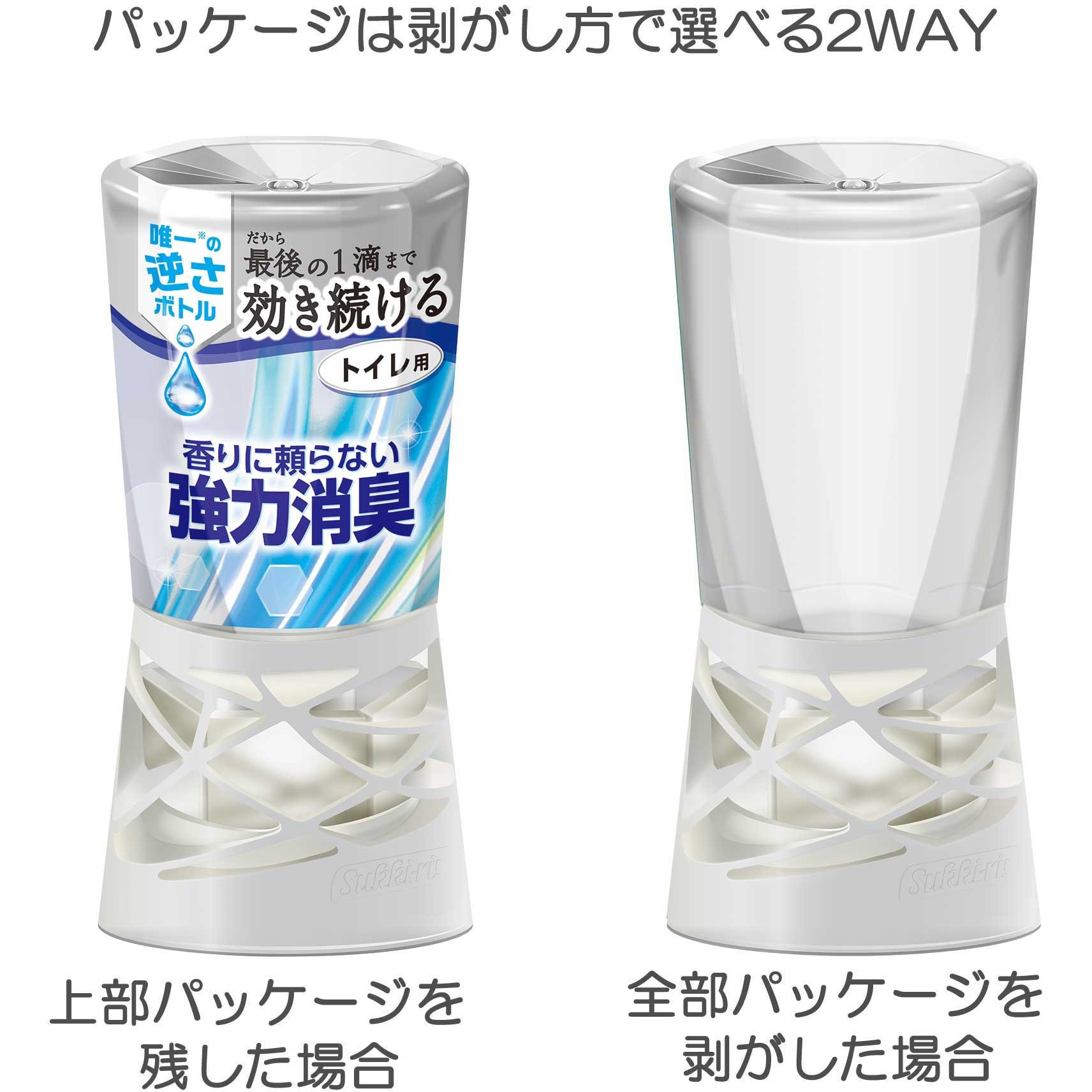 スッキーリ! トイレ用 アース製薬 香り無香料 1個(400mL) 【通販