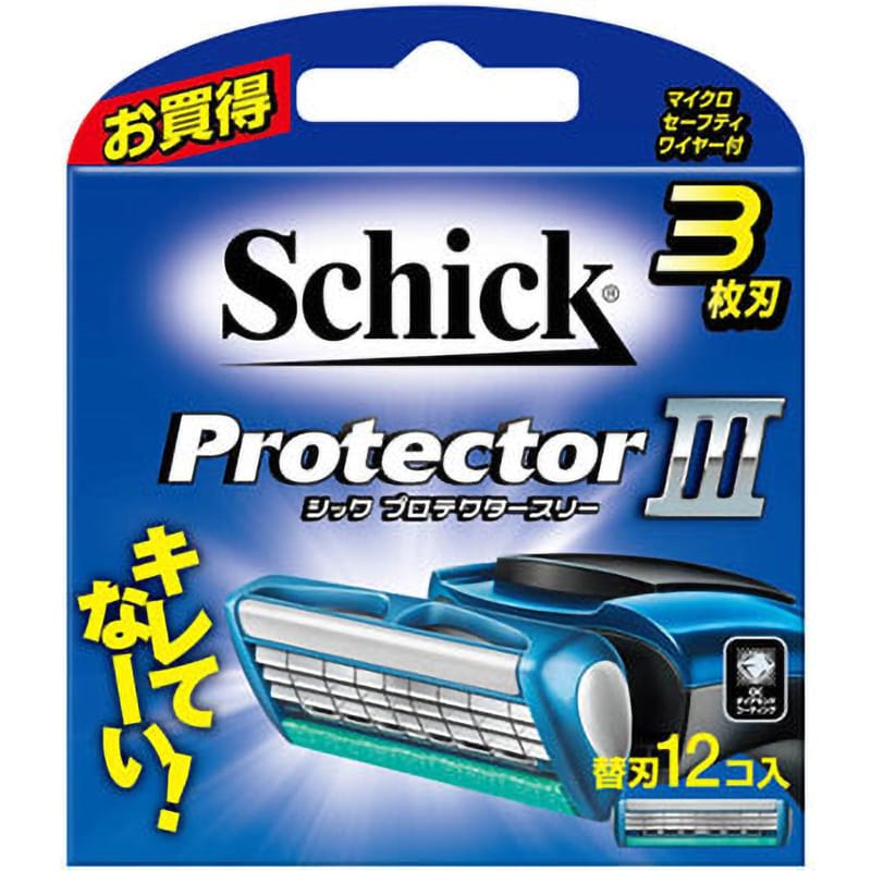 Schick プロテクタースリー 替刃 1個(12個) Schick(シック) 【通販サイトMonotaRO】