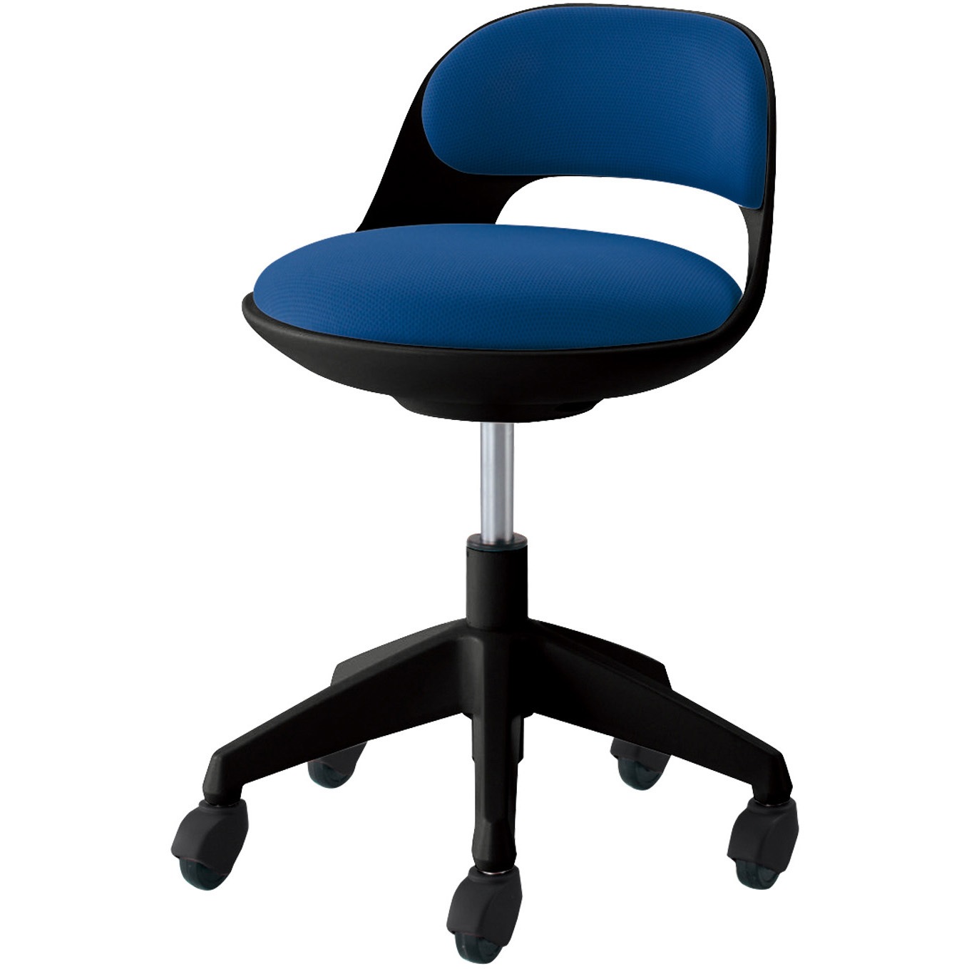 CR-G542E6G9T6-V 作業用イス ココット ロータイプ サポートシェルタイプ (配送・組立サービス付き) コクヨ あり(ゴム)キャスター 質量7.1kg 高さ590-680mm幅490mm奥行430mm  CR-G542E6G9T6-V