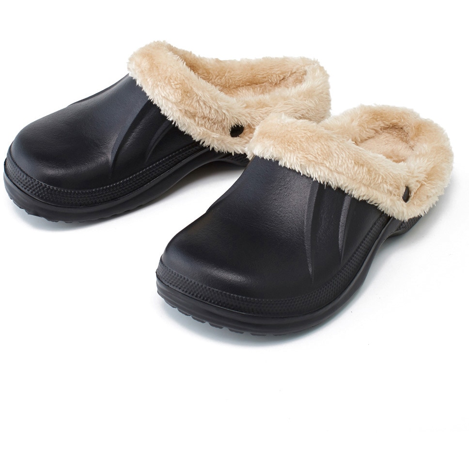 1008943 ボア脱着式サボサンダル ブラック アイメディア サイズLL 1個