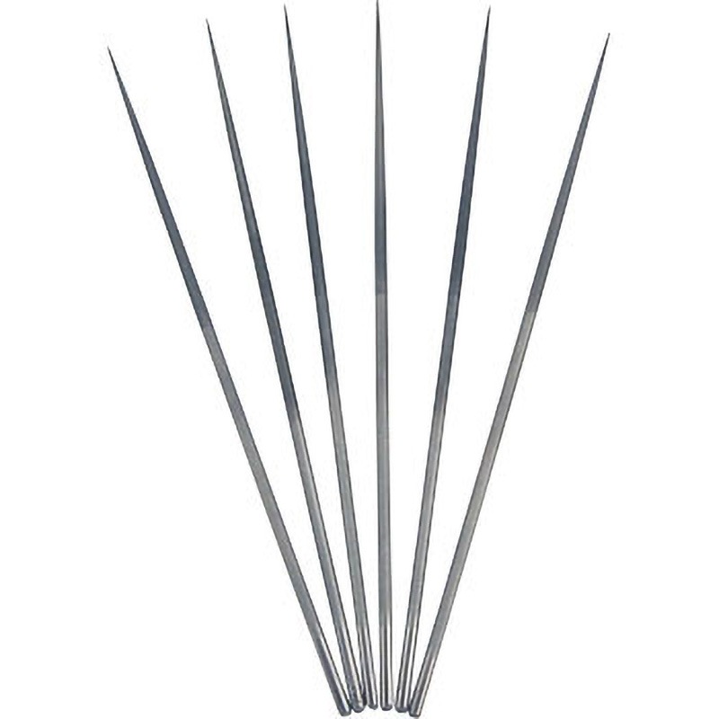 BMA0656 精密ヤスリ(ベンディングヤスリ) ツボサン 刃長70mm全長160mm 1セット(6本) BMA0656