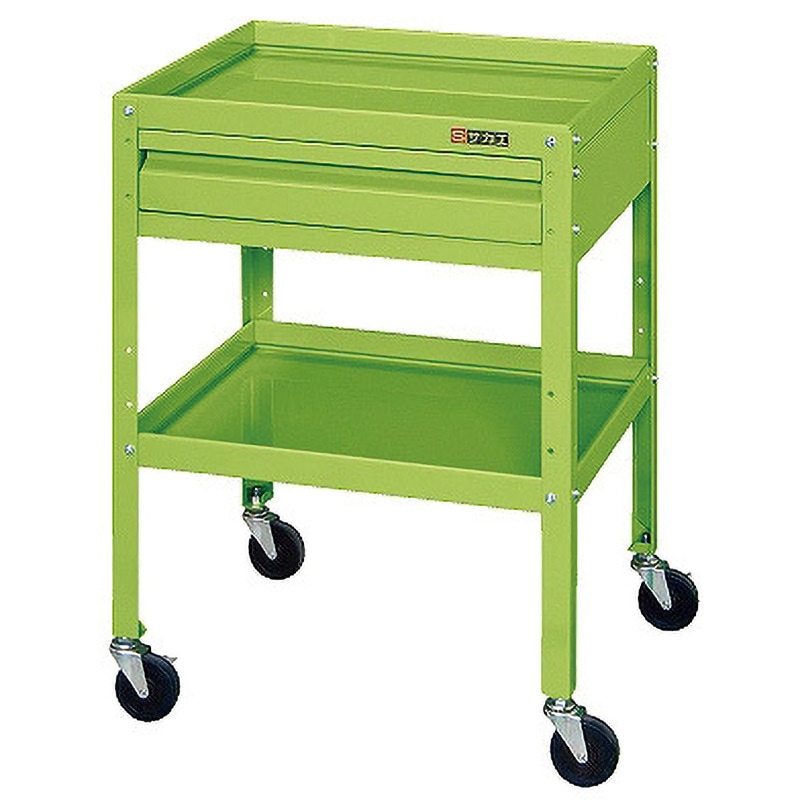 サカエ ツールワゴン CSLA-4072CI CSLA-4072C ニューCSツールワゴン(完成品配送・フラット型棚板