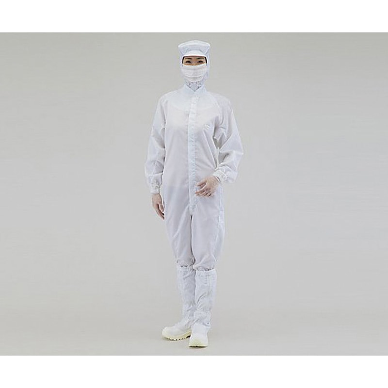 22110SW アズピュア CRウェア(フード別・センターファスナー型)[CL100] アズピュア(アズワン) 白色 4L  22110SW