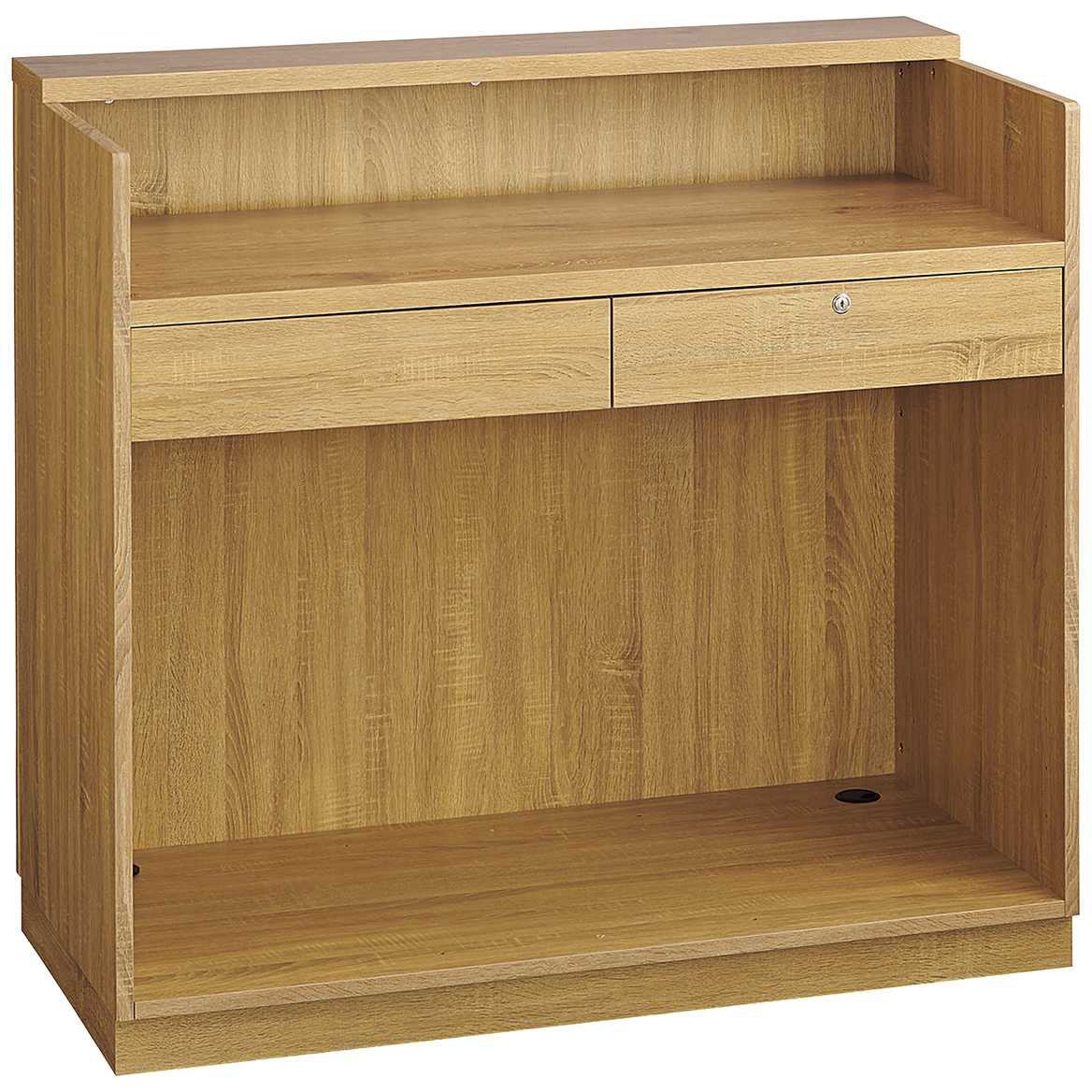 2412-6057 レジカウンター 小天板タイプ 幅120cm ラスティック柄 オープンタイプ 1台 ストア・エキスプレス 【通販モノタロウ】