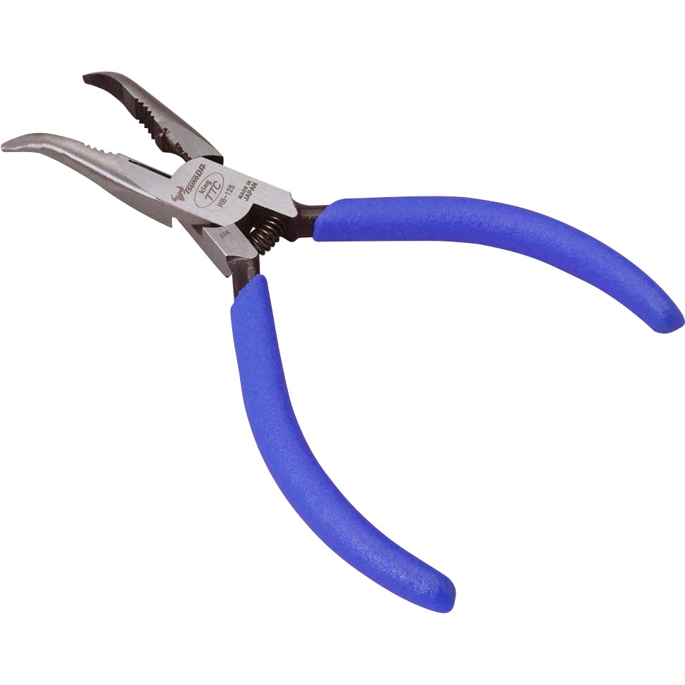 RB-125 ミニ先曲がりペンチ TSUNODA(ツノダ) バネ有り - 【通販